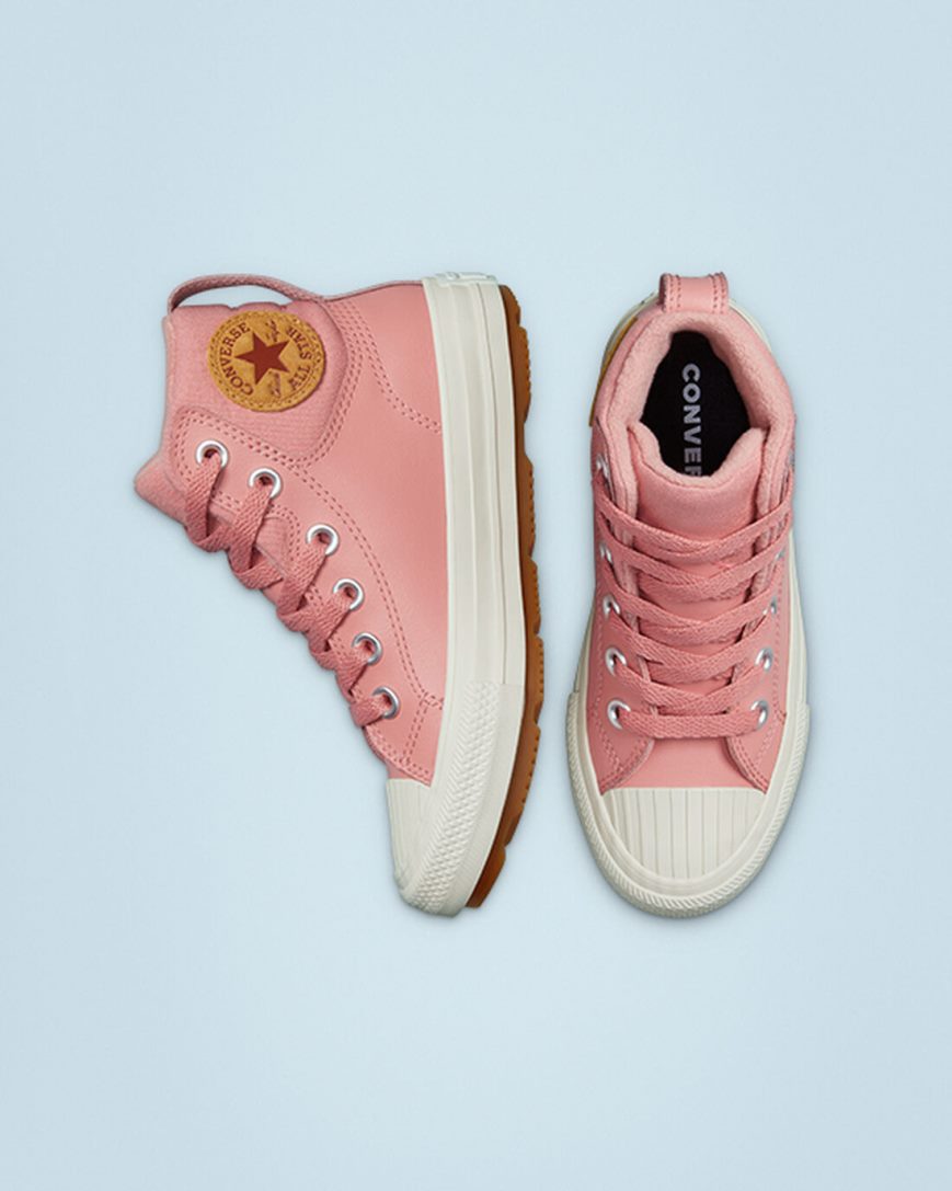 Zapatillas Altas Converse Cuero Chuck Taylor All Star Berkshire Boot Color Niña Rosas | PE 4P28L0